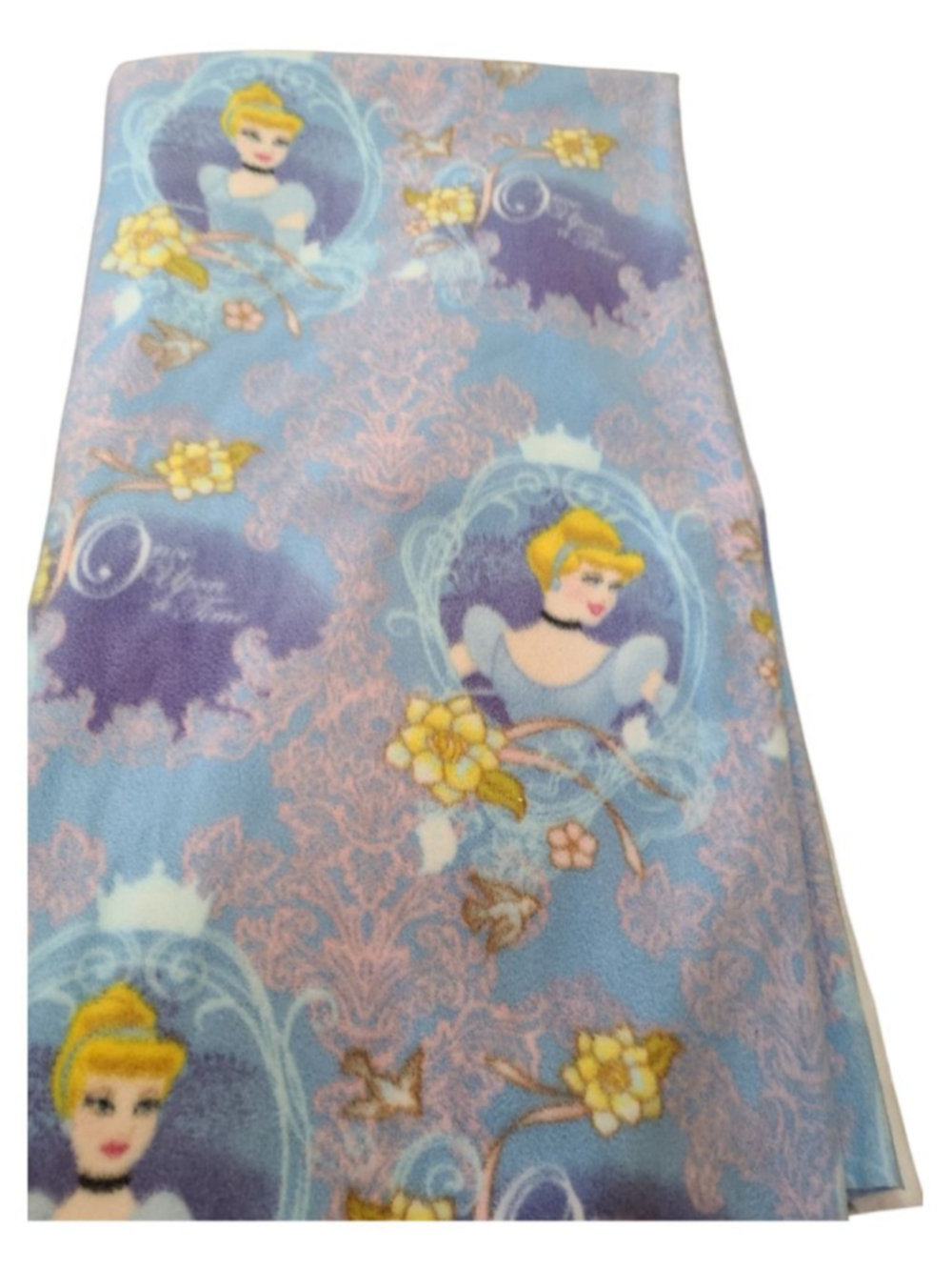 Disney "Once Upon A Time" Cinderella Vintage Fleece Fabric - 1.5 Yards